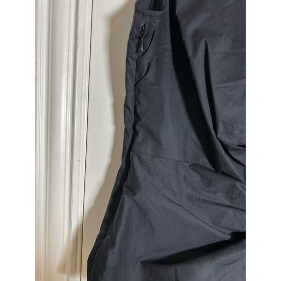 VERONICA BEARD Bisa Top New $248 Twisted Waist Stretch Black Cotton Size 4 - Picture 8 of 9